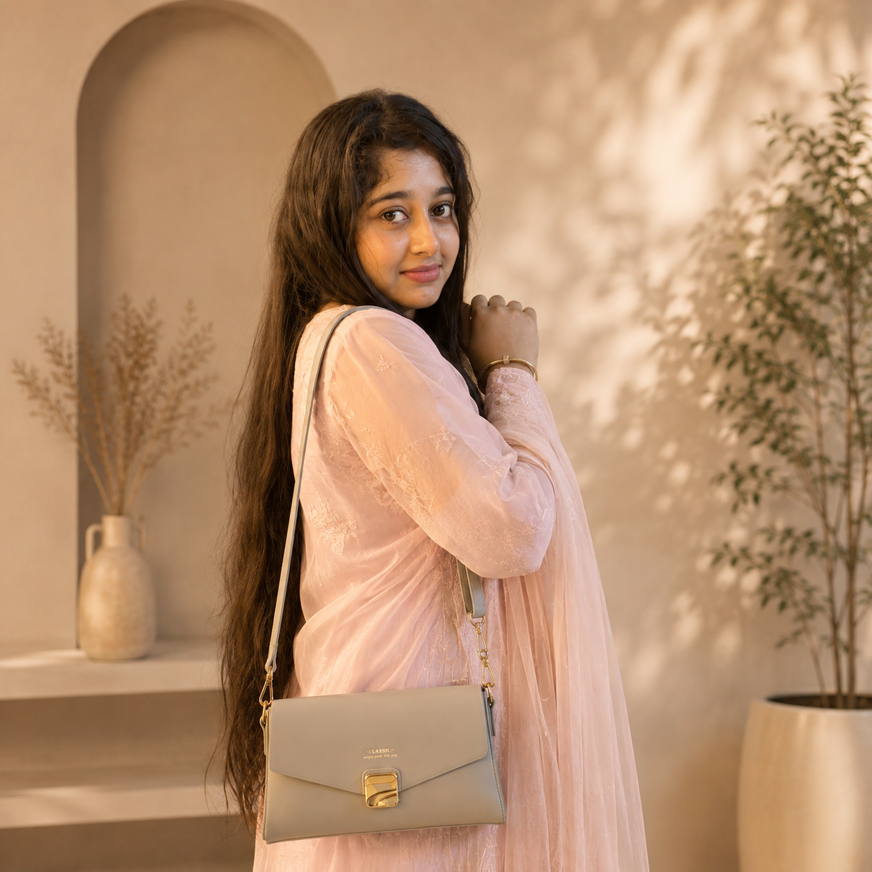 SANAD Classic Elegance Shoulder Bag alternate view