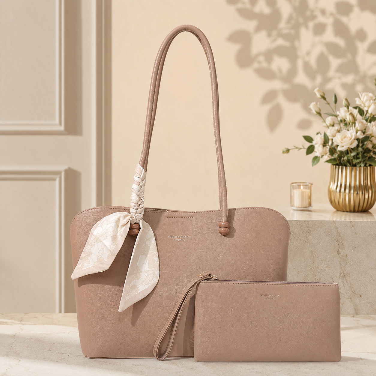 SANAD Premium Women’s Tote Bag with Pouch