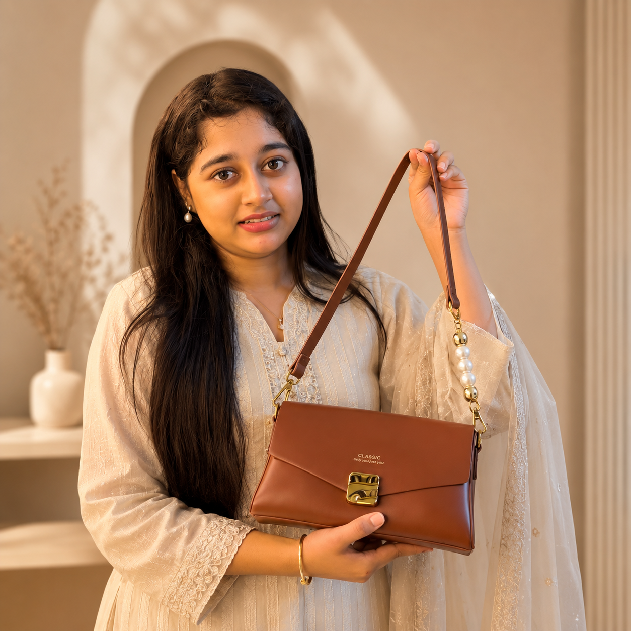 SANAD Classic Elegance Shoulder Bag